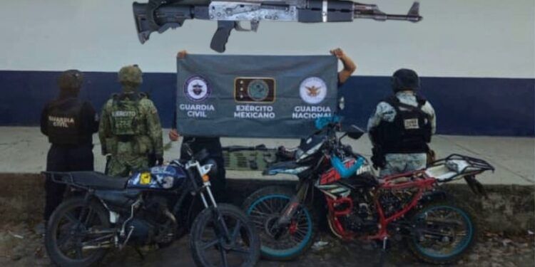 Aseguran fusil con 230 cartuchos durante operativo en Parácuaro: SSP