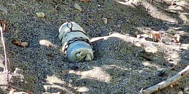 Menores localizan explosivo improvisado de fabricación casera en Buenavista; Grupo de Reacción a Emergencias los desactiva