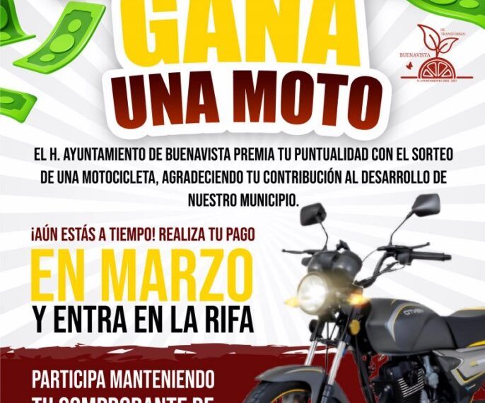 Paga tu predial y gana una moto | El Día de Michoacán