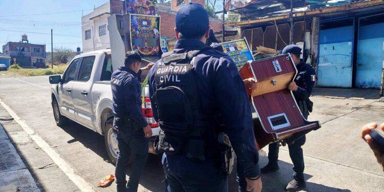 SSP decomisa 44 máquinas tragamonedas en Morelia 1 SSP decomisa Maquinas tragamonedas en Morelia - El día de Michoacán