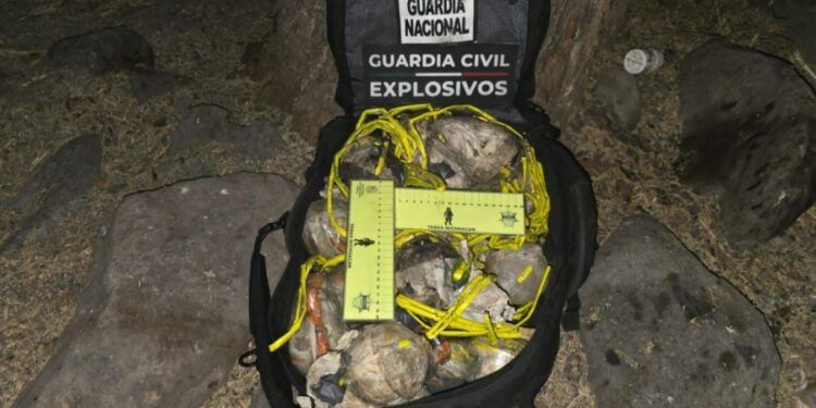 Seis artefactos explosivos asegurados en Buenavista : SSP