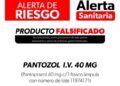 Alerta Ssm Sobre La Falsificación Del Medicamento Pantozol