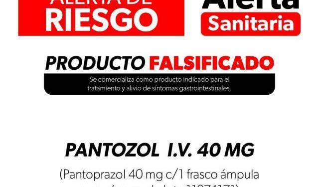 Alerta SSM sobre la falsificación del medicamento Pantozol