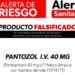 Alerta Ssm Sobre La Falsificación Del Medicamento Pantozol 23 Alerta Ssm Sobre La Falsificación Del Medicamento Pantozol