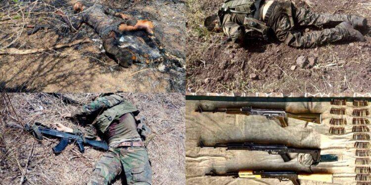 Enfrentamiento en El Capire, Apatzingán, deja tres presuntos sicarios muertos