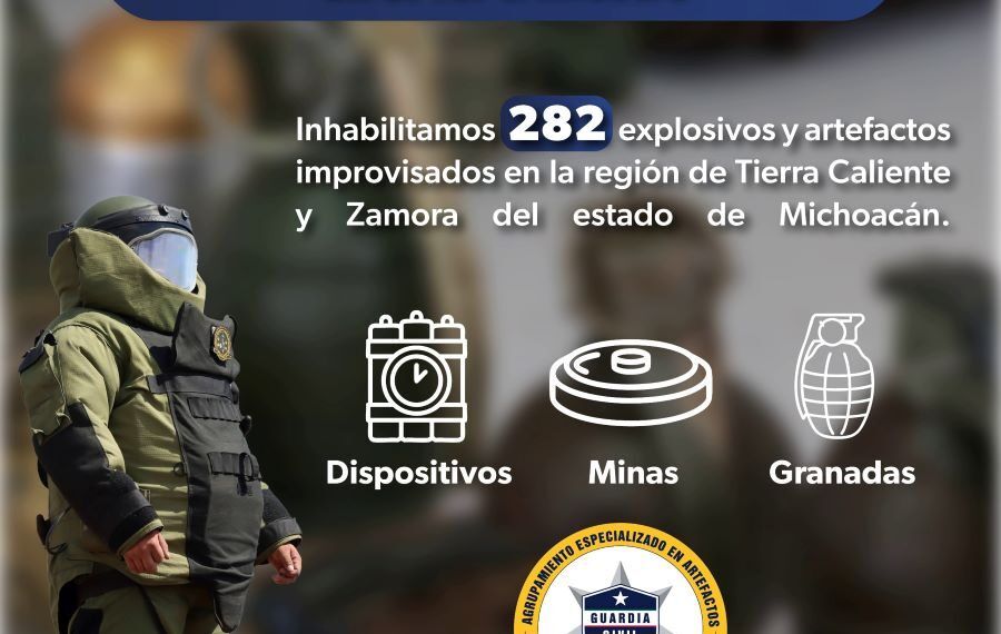 En 3 meses decomisados casi 300 artefactos explosivos | El Día de Michoacán