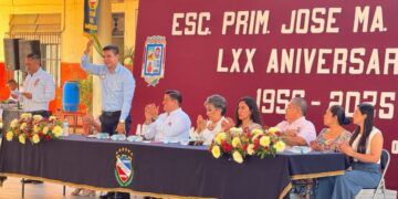 Regidor Hugo Molina Reafirma Compromiso Con La Educación Y Felicita A La Primaria José María Morelos Por Su 70 Aniversario 24 Ssp Detiene A 12 Presuntos Normalistas Por El Bloqueo De Vías De Comunicación