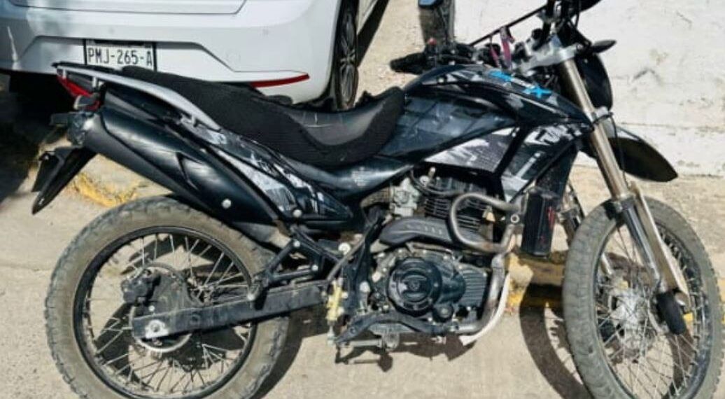 Motocicleta recuperada