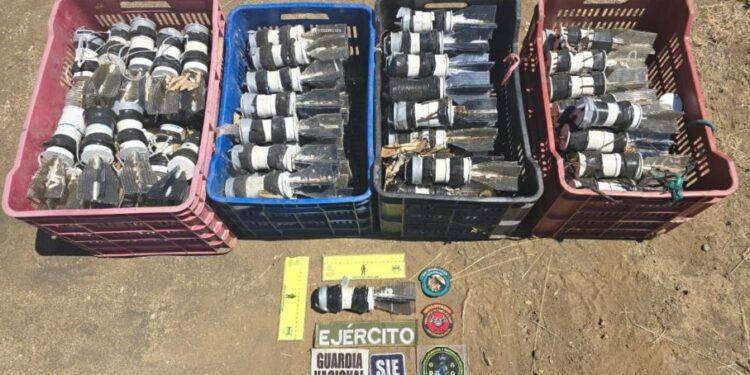 SSP y Defensa desactivan 168 explosivos para ser arrojados desde dron en Tierra Caliente 1 explosivos - El día de Michoacán