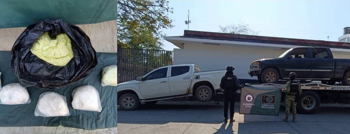 Aseguran dos vehiculos robados con armamento y droga en Los Pozos Paracuaro | El Día de Michoacán