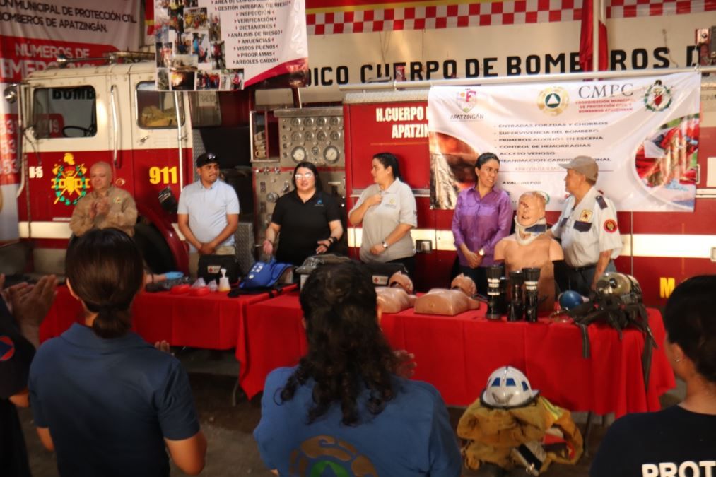 Ayuntamiento de Apatzingan brinda capacitaciones para mejorar los servicios de emergencia | El Día de Michoacán