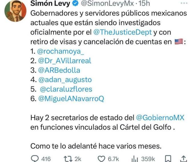 Ramírez Bedolla Es Investigado Por Eu: Santiago Levy