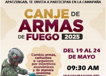 Arranca La Campaña «Canje De Armas» Este Lunes En Apatzingán