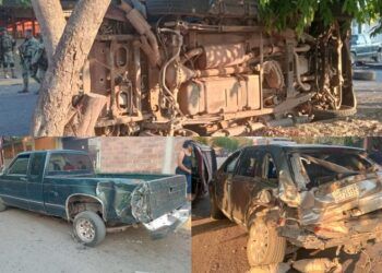 Carambola Deja 3 Vehículos Dañados En Apatzingán; Reportan Un Herido