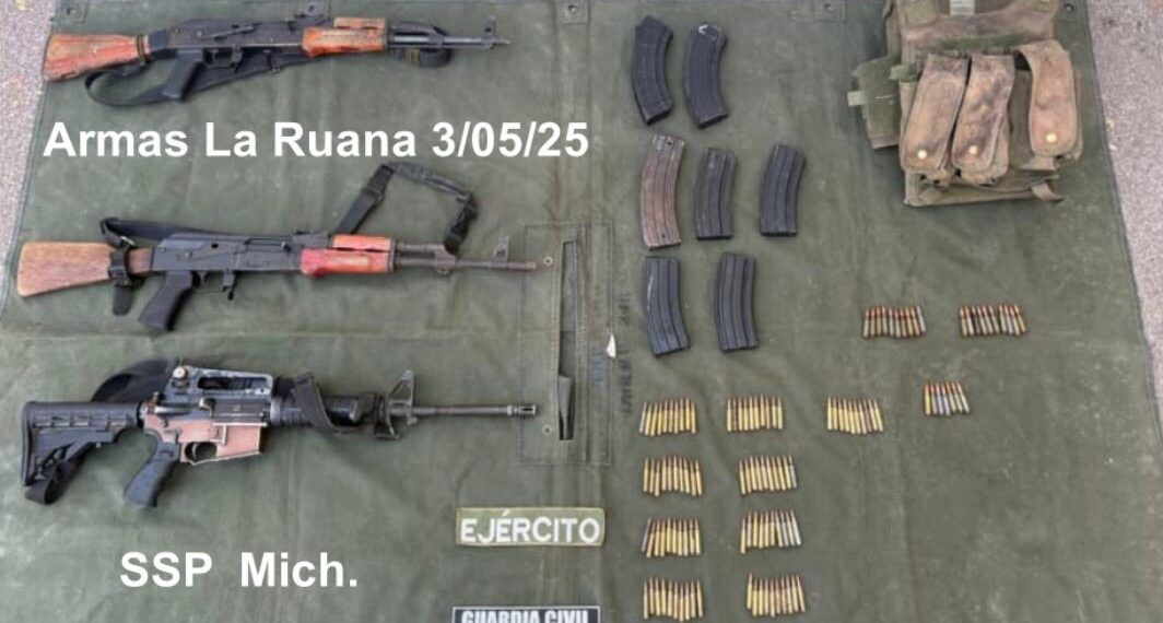 Decomiso Armas La Ruana | El Día de Michoacán