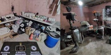 Desmantelan Bodega Para Fabricación De Artefactos Explosivos En Apatzingán
