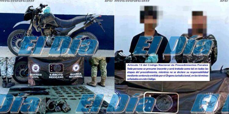 Detienen a 2 Hombres en Gambara: Aseguran Armas y Motocicleta Robada 1 Frutas, verduras y alimentos frescos a precios accesibles en Festival Michoacán de Origen