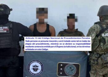 Detienen A 2 Sujetos Armados En El Tepetate De Apatzingán; Aseguraron Armas Y Explosivos