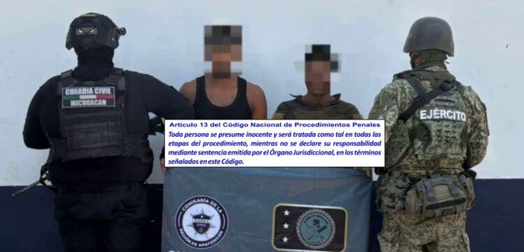 Detienen A 2 Sujetos Armados En El Tepetate De Apatzingán; Aseguraron Armas Y Explosivos