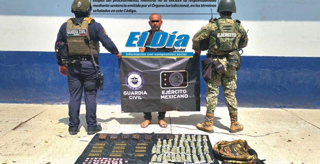 El Chago en Chandio con dosis de marihuana y metanfetamina | El Día de Michoacán
