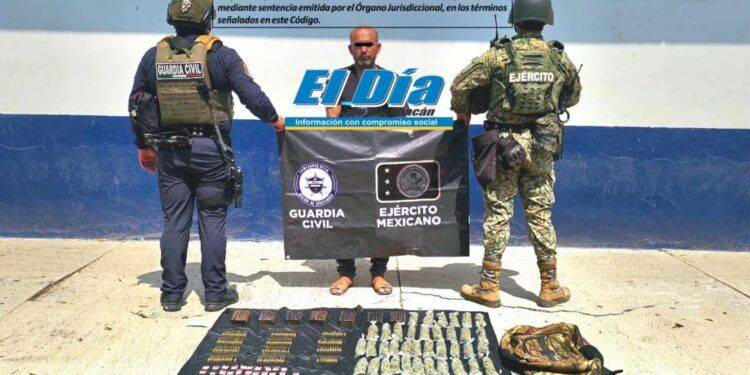 En Apatzingán, detienen en Chandio a “El Chago” con dosis de marihuana y metanfetamina 1 Ninguna escuela de Michoacán se encuentra en paro: Bedolla