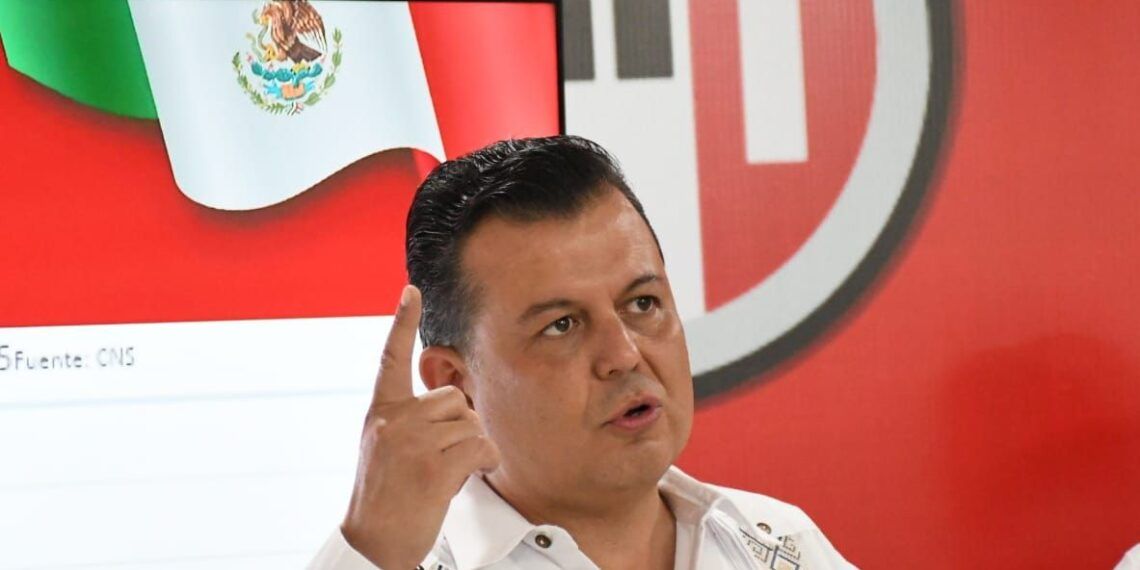 El dirigente estatal del PRI Memo Valencia | El Día de Michoacán