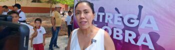 Obras prioritarias en Apatzingán: Fanny Arreola