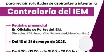 Infografia Convocatoria Contraloria 2025 - El Día De Michoacán