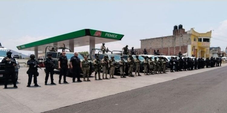 SSP refuerza presencia operativa interinstitucional en Tuzantla, con Defensa, FGR, FGE y Guardia Nacional 1 SSP refuerza presencia operativa interinstitucional en Tuzantla, con Defensa, FGR, FGE y Guardia Nacional