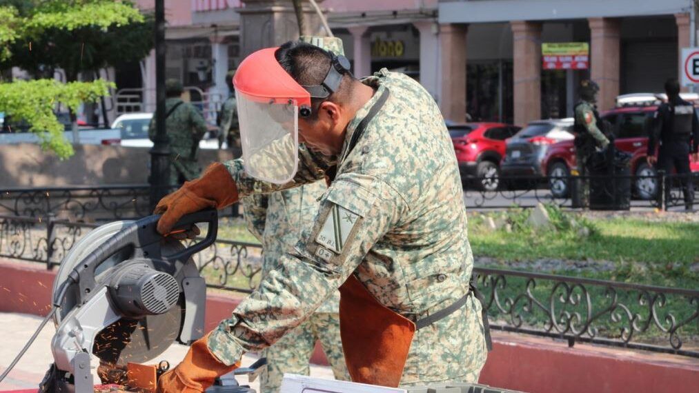 Secretaría de la Defensa Nacional en conjunto con el ayuntamiento dan arranque de la campaña Canje de Armas 2025.