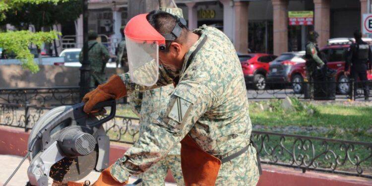Secretaría de la Defensa Nacional en conjunto con el ayuntamiento dan arranque de la campaña Canje de Armas 2025.
