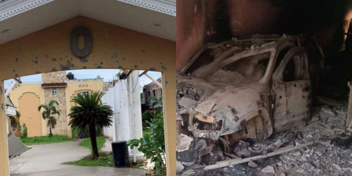 Tras Enfrentamientos En La Ruana Sujetos Armados Faranguean Una Casa Y Una Camioneta: No Hay Heridos Solo Daños Materiales