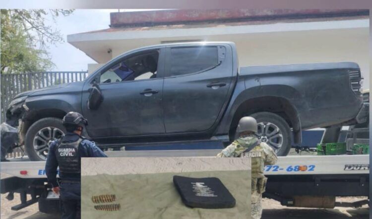 Aseguran Armamento Y Vehículo En Operativo Conjunto En Múgica 20 Pc Estatal Listo Ante Temporada De Ciclones Y Huracanes