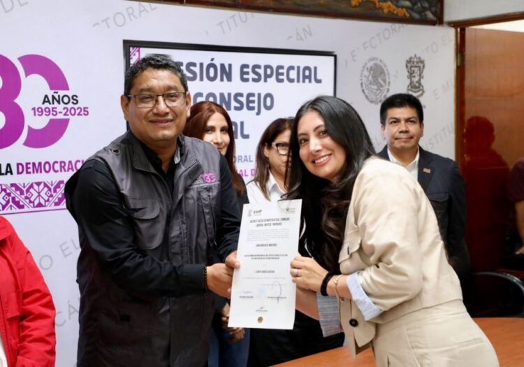 Entrega El Iem Constancias De Mayoría A Titulares De Juzgados Penales, Civiles, Mixtos Y Menores