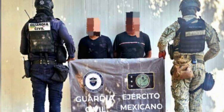 Detienen a dos individuos y rescatan a menor privado de su libertad en Zimanca de Buenavista
