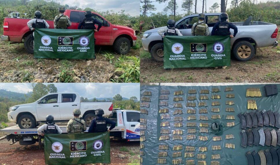 Paracuaro SSP y Defensa aseguran camionetas robadas | El Día de Michoacán