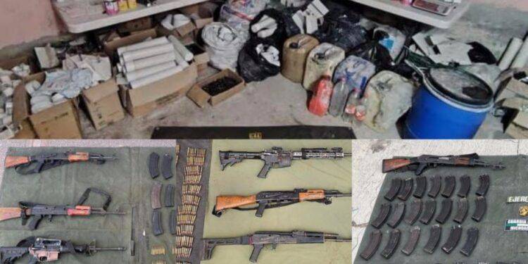 SSP desactiva 152 artefactos explosivos y decomisa 57 armas en mayo 1 En tareas de investigación, FGE ejecuta cateo en Tarímbaro y recupera siete vehículos con reporte de robo y asegura 447 dosis de narcótico