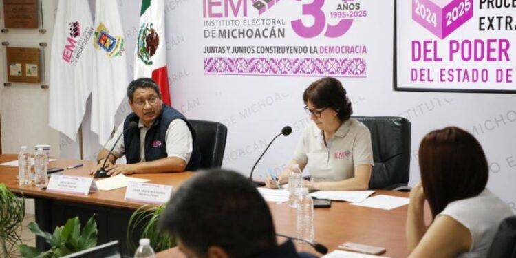 Presentan informe de los cómputos de las elecciones del poder judicial de Michoacán