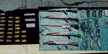 Aseguran Ssp Y Defensa Cinco Armas Largas Y Más De 400 Municiones En La Ruana De Buenavista 21 Sheinbaum Y Morón, En Unidad Por La Transformación De México Y Michoacán