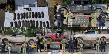 Decomisan Arma, Municiones Y Vehículos En Hidalgo