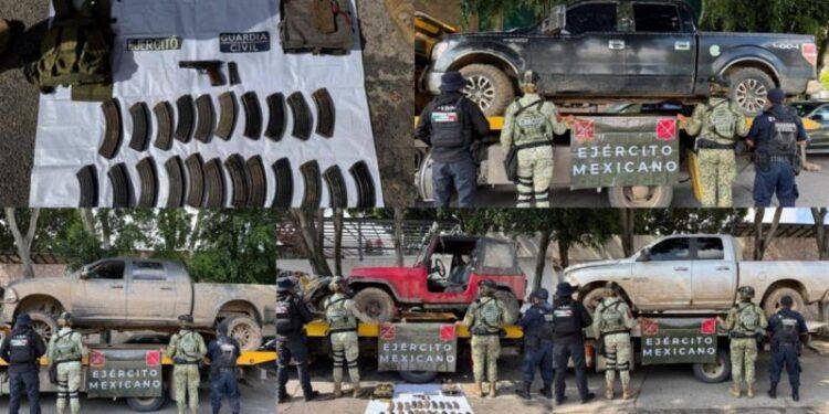 Decomisan arma, municiones y vehículos en Hidalgo 1 Decomisan arma, municiones y vehículos en Hidalgo