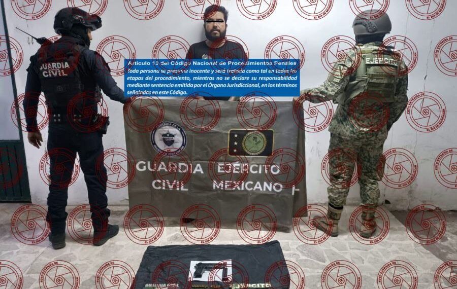 Detienen A Uno Con Arma De Fuego En El Letrero De Múgica