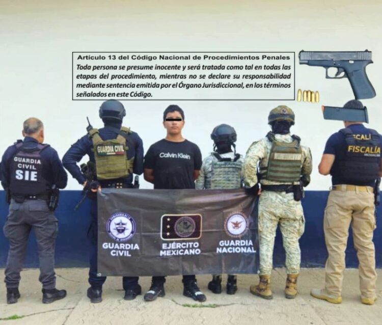 Detienen A Menor De Edad Una 9 Milímetros En Inmediaciones Del Mercado Municipal De Apatzingán 20 Muere Motociclista En Accidente En La Carretera San Juan Nuevo-Tancítaro