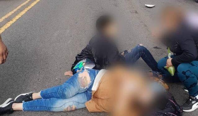 Pareja sufre accidente de moto en Morelia - El día de Michoacán