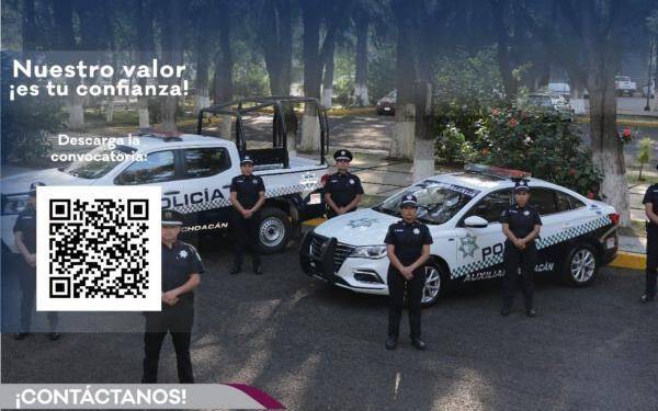 Policía Auxiliar abre 100 vacantes en Morelia, Lázaro Cárdenas y Zamora 1 Policia Auxiliar abre 100 vacantes en Morelia - El día de Michoacán