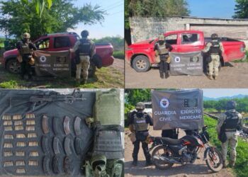 Aseguran Armas, Vehículos Y Equipo Táctico Tras Enfrentamiento En Buenavista