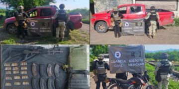 Aseguran Armas, Vehículos Y Equipo Táctico Tras Enfrentamiento En Buenavista