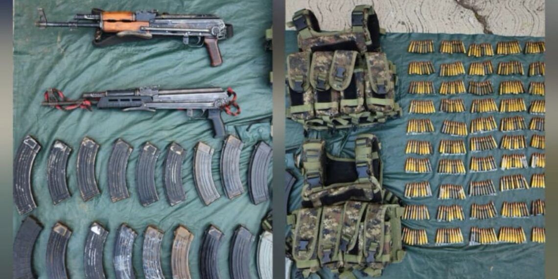 Aseguran Un Fusil, Cargadores Y Balas En Operativo Coordinado En Buenavista