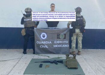 Ssp Y Defensa Detienen A Venezolano Con Fusil De Alto Poder En Cenobio Moreno De Apatzingán