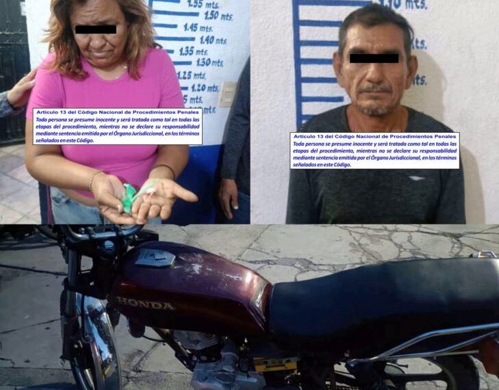 Detienen A Pareja Con Aparente Droga Tipo &Quot;Cristal&Quot; En Buenavista